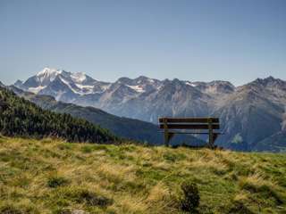 Gsponer Höhenweg - Aussicht