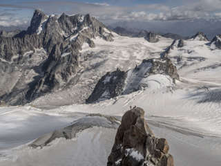 Rebuffat Route am Aiguille du Midi