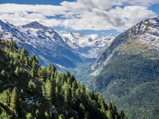 Blick ins Val Roseg