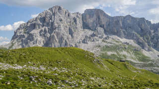 Aufstieg zur Carschinahütte
