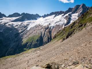 Abstieg gegenüber Sustenhorn