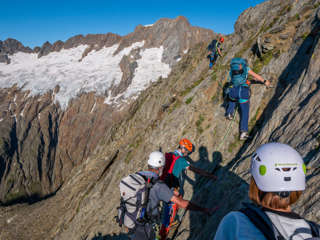 Einstieg Kletterei Fleckistock