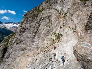 Leitern zum Schijenbiwak