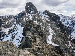 Blick zum Piz Muragl vom Westgipfel der Las Sours