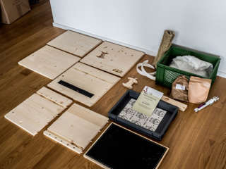 Wurmkiste - Einzelteile