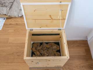 Wurmkiste einzugsbereit