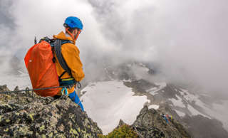Aufstieg zum Aiguille de la Cabane