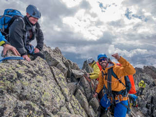Gipfel Aiguille de la Cabane
