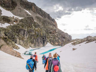 Auf dem Weg zum Aiguille de la Cabane