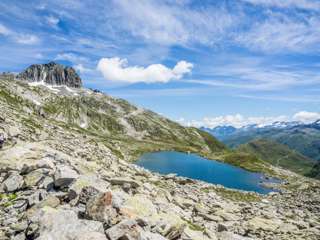 Schneehüenerstock mit Lutersee
