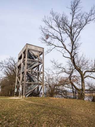 Vogelbeobachtungsturm Klingnauer Stausee