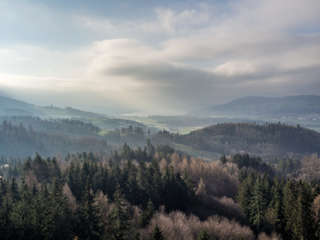 Esterliturm Aussicht - bald geht es zum Eichberg