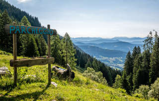 Parkplatz an der Malga Lavazzé