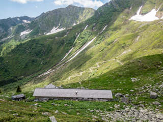 Schrummalm mit Abstieg