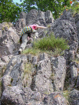 Kraxelei am Karlsuher Grat