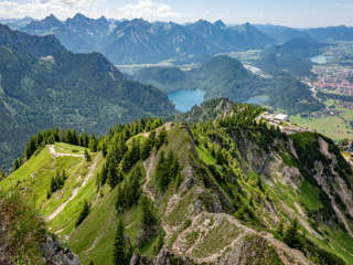 Aussicht Tegelberg - Branderschrofen