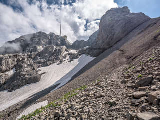 Blick zum Blauschnee