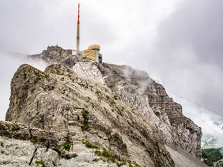 Seilversichert zum Säntis