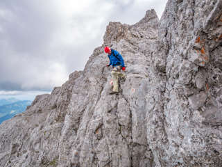 Abklettern am Watzmann