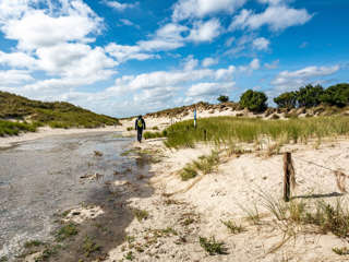 Weg durch die Dünen