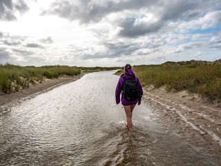 Norderney Wandern bei Flut