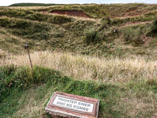 Bombentrichter Helgoland