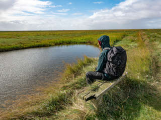 Salzpfanne Hamburger Hallig
