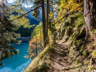 Stausee Kraftwerk Löbbia