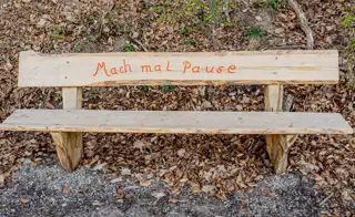 Pausenbank im Siebenmühlental