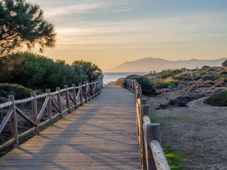 Senda Litoral Sonnenuntergang