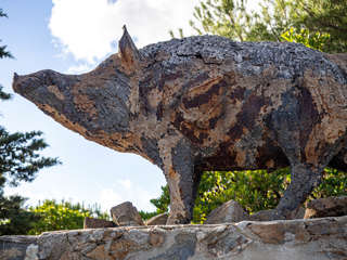 El Cochino - Scheinestatue