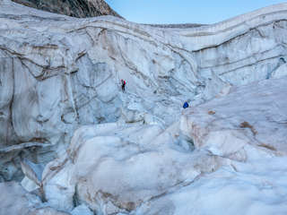 Durch Gletscherspalten zum Piz Palü