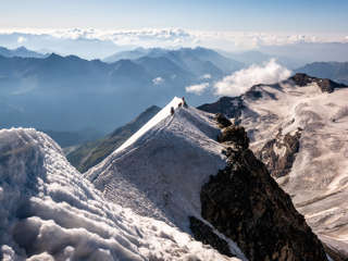 Gipfelgrat Piz Palü