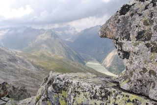 Sidelhorn Oberaarsee und Oberaargletscher