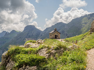 Kapelle am Pordoijoch - Bindelweg - Viel del Pan