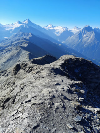 Rückblick zur Dent Blanche