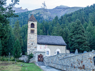 Pontresina Kirche Santa Maria