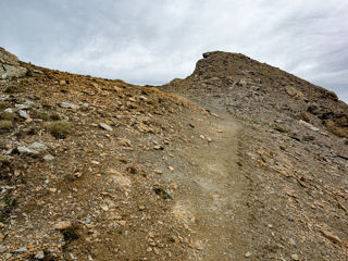 Gipfel des Le Toûno in Sicht