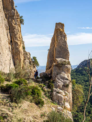 Arabische Treppe - Kletterer