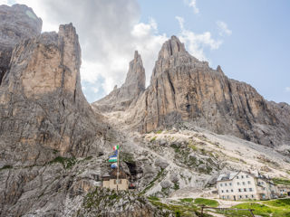 Vajolethütte und Preusshütte im Rosengarten