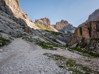 Grasleitenpass Rosengarten Hüttenwanderung