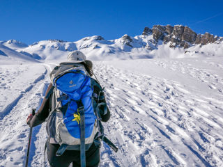 Schneeschuhwanderung Spitzmeilenhütte