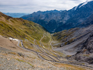 Passstrasse zum Stilfserjoch