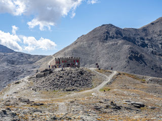 Rifugio Garibaldi auf der Dreisprachenspitze