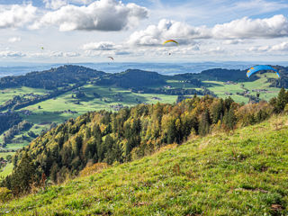 Alp Scheidegg Gleitschirmflieger