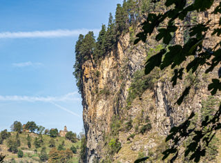 Wanderung Viamala-Schlucht Burg Hohenrätien