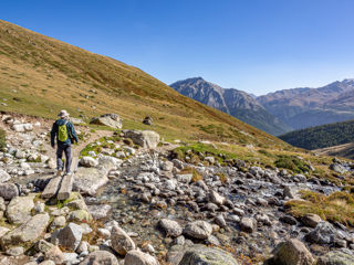 Abstieg nach Madulain