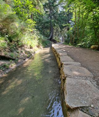 Tour de 2 Bisses Anzère: Bisse de Sion