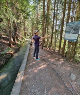 Tour de 2 Bisses, Grand Bisse d'Ayent