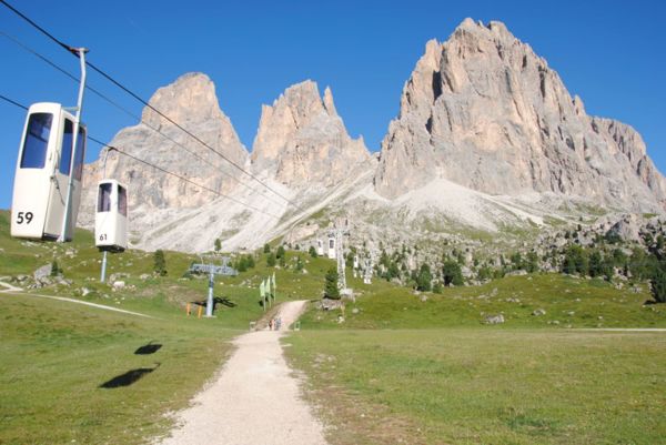 Plattkofel: Dolomiten von oben auf fast 3000 Metern